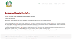 Desktop Screenshot of musikkapelle-mayrhofen.at