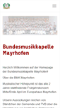 Mobile Screenshot of musikkapelle-mayrhofen.at
